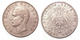 Bavaria Otto 1910 3 mark